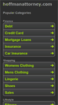 Mobile Screenshot of hoffmanattorney.com